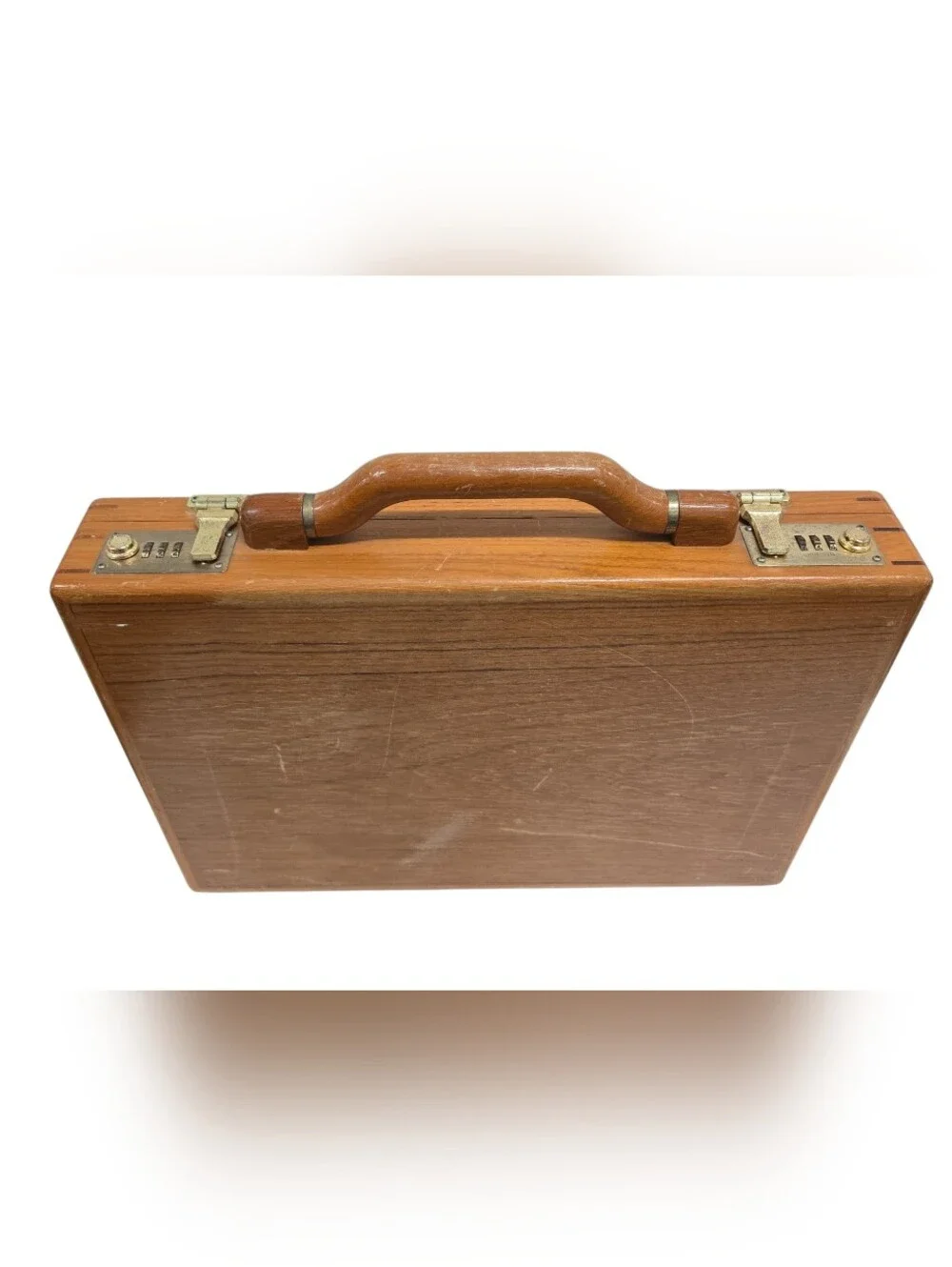 PRESTO Solid Wood Attache Briefcase